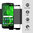 Full Coverage Tempered Glass Screen Protector for Motorola Moto G6 - Black